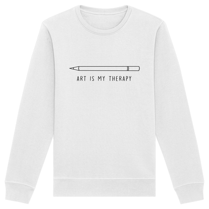 Art is my therapy - Stift - Organic Basic Unisex Sweatshirt