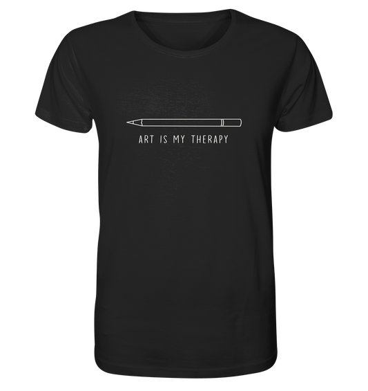 Art is my therapy - Pinsel   - Organic Shirt