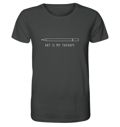 Art is my therapy - Stift - Organic Shirt