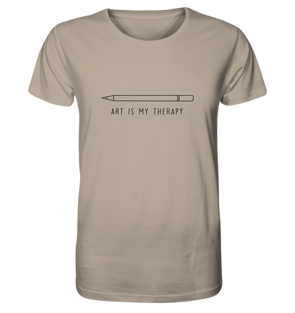 Art is my therapy - Stift - Organic Shirt